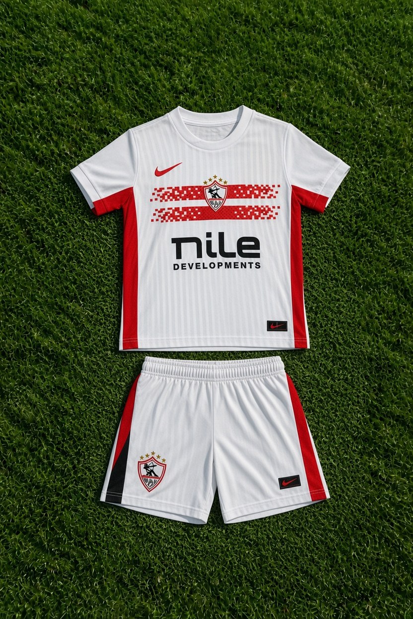 Zamalek home 26/27 kids set