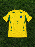 2002-04 Brazil Home Jersey- Ronaldo 9