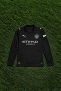 Black Manchester City Long-Sleeve T-Shirt